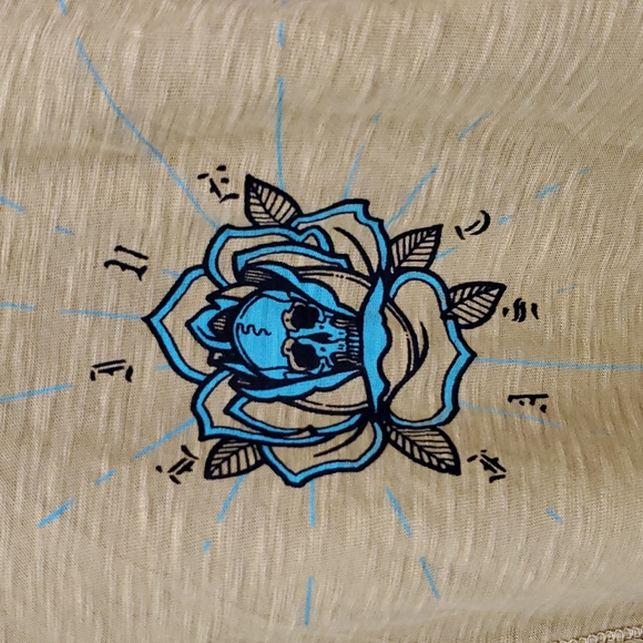 Affliction Coroner Yellow Skull Tee NWT - Picture 3 of 10